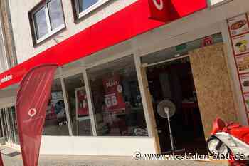Bünde: Zeugin vereitelt Einbruch in Telefonshop