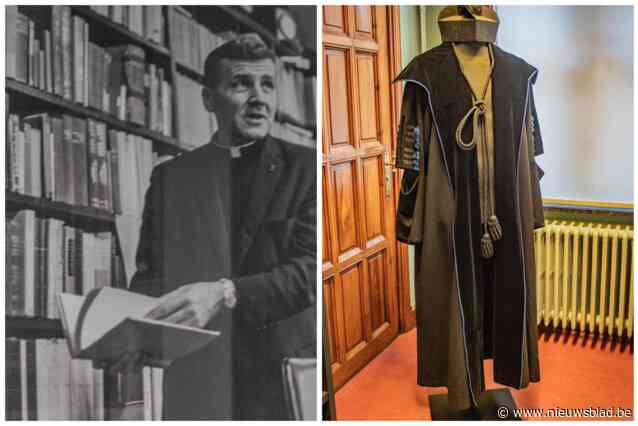 Vermiste toga van belangrijke professor duikt 50 jaar na zijn dood op bij... kringwinkel: “Dankzij hem heeft onze faculteit zo’n internationale aantrek”