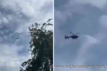 Why so many helicopters were over Watford yesterday