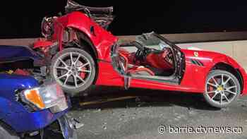 Multi-vehicle crash on Highway 400 sends 3 to hospital