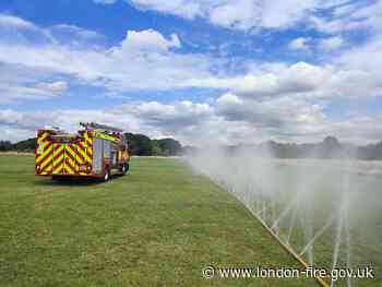 London Fire Brigade unveils new 'Holey Hoses' to tackle wildfires