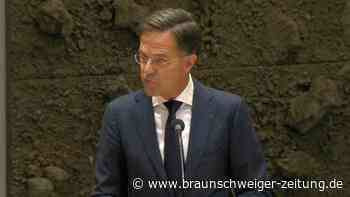 Rutte kündigt Rückzug aus der Politik an