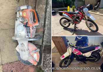 Burnley: Two off-road motorbikes stolen from garden shed