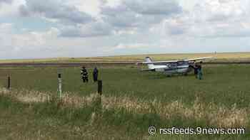 Student pilot makes emergency landing in Adams County