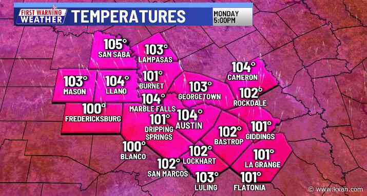 Heat Advisory in effect through Wednesday night
