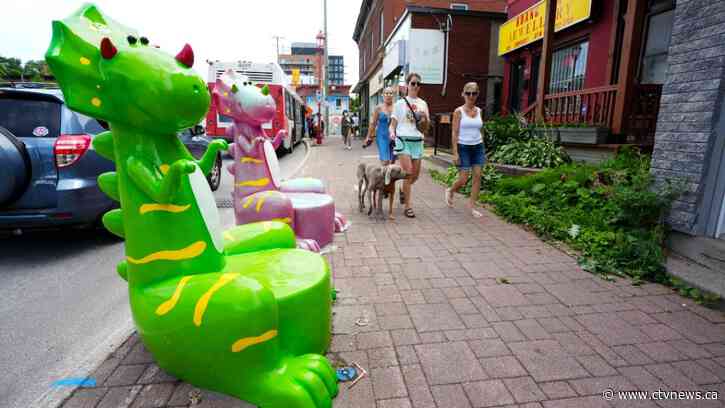 Stolen dinos, giant spiders and burnt jackets: A look at memorable Canadian public art fiascos