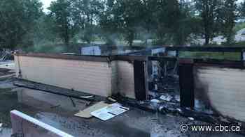 Building at former Fun Mountain waterslide park destroyed in fire