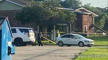 One person shot at apartment complex along Mohican Street