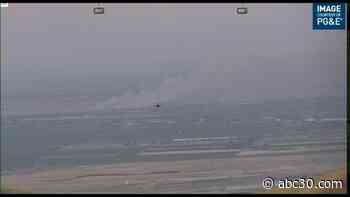 Firefighters working to contain fire in Los Banos wildlife refuge area