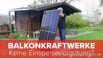 Balkonkraftwerke: Keine Einspeisevergütung?