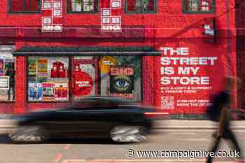 Big Issue Group’s ‘shopfront’ street mural celebrates hardworking magazine vendors