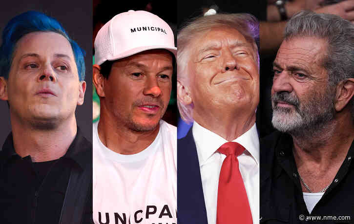 Jack White criticises Mark Wahlberg and Mel Gibson for meeting “fascist” Donald Trump