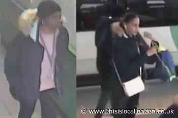 Young boy punched by woman he was with on south London train