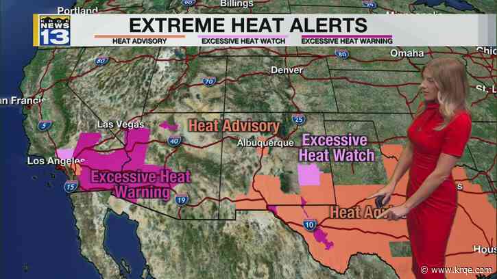 100 degree temperatures around New Mexico