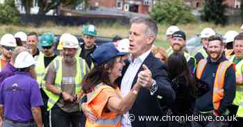 Strictly's Anton Du Beke arrives in Wallsend and dances with fan as DIY SOS filming ends