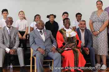 Windrush assembly at Chalk Hill School with Mayor of Brent
