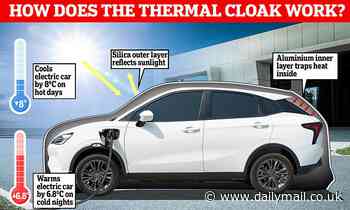 Say goodbye to 'range anxiety': Thermal cloak for electric cars makes batteries last longer