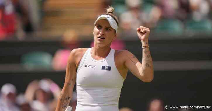 Tschechin Vondrousova erste Halbfinalistin in Wimbledon