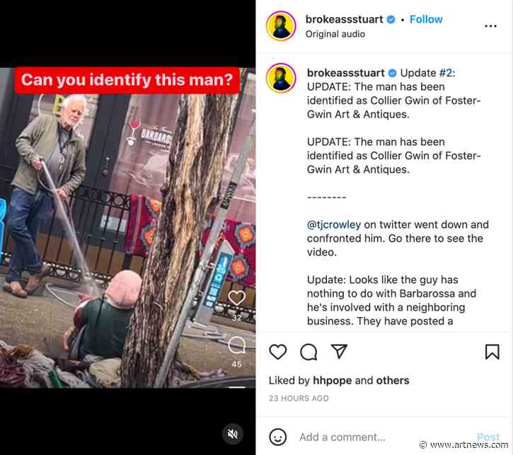 San Francisco Gallerist Who Hosed Down a Homeless Woman Avoids Jail Time With Community Service 