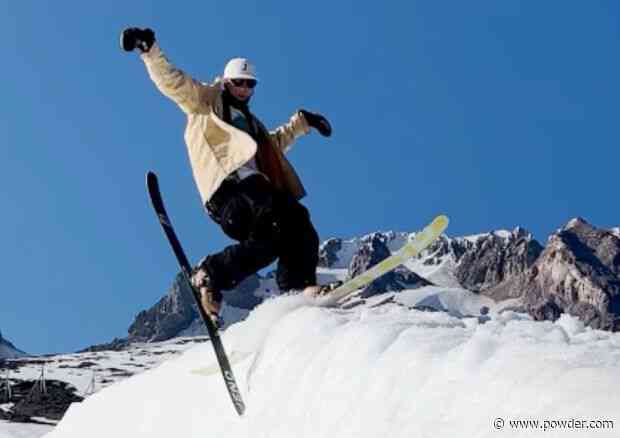 Volcano Skier Has More Style Than He Knows What To Do With