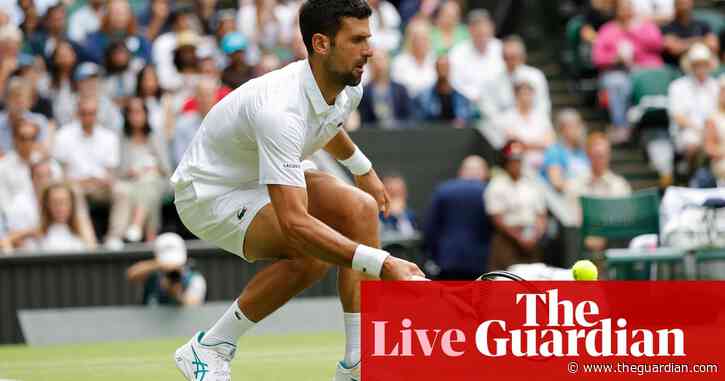Wimbledon quarter-finals: Rublev v Djokovic, Sinner v Safiullin – live