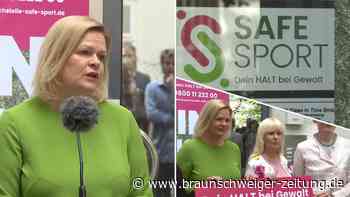 "Brauchen sie dringend": Faeser eröffnet unabhängige Ansprechstelle für Safe Sport