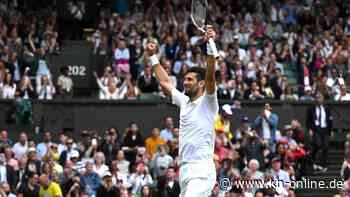 Wimbledon: Novak Djokovic zieht ins Halbfinale ein und jagt Federer-Rekord