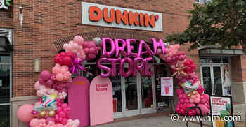 Dunkin’ location in Los Angeles dresses up for Barbie premiere