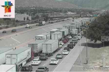 Crash shuts down eastbound I-40 near Eubank, pedestrian injured