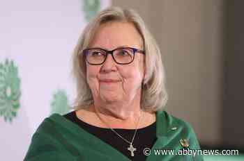 Green Leader Elizabeth May home after hospitalization due to overwork