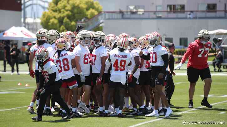 49ers will open nine training camp practices to fans