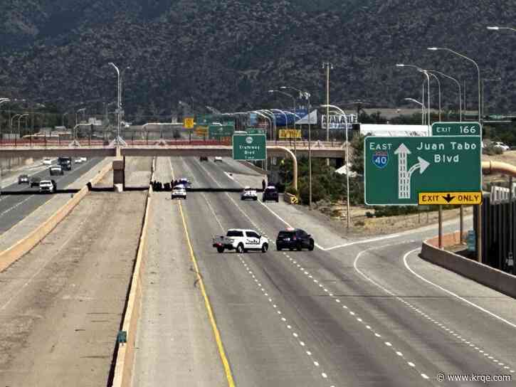 Wanted man running into traffic caused I-40 shutdown: APD