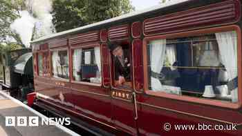 Rail carriage for rich and famous restored at Foxfield Railway