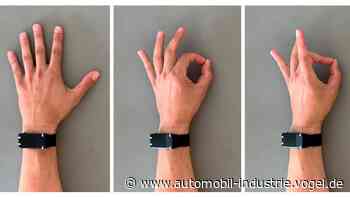 Finger- und Handgesten am Handgelenk messen