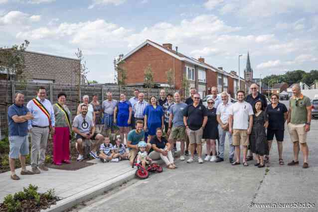 Sint-Sebastiaanlaan wordt tijdens buurtfeest officieel geopend