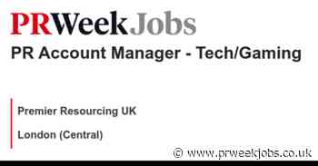 Premier Resourcing UK: PR Account Manager - Tech/Gaming
