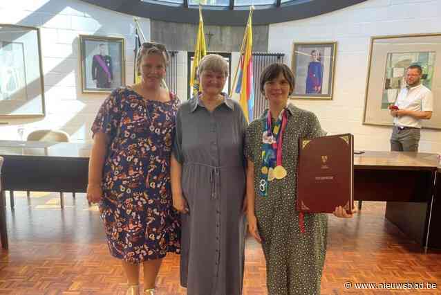 Huldiging voor olympisch kampioen Melissa De Becker