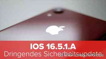 iOS 16.5.1.a: Dringendes Sicherheitsupdate