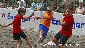 Beach-Soccer in Nagold: Trotz der Hitze höchst attraktiv