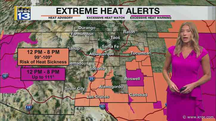 Extreme heat across New Mexico