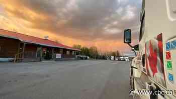 My tank and spirits were filled at a gas station on a lonely stretch of the Trans-Canada Highway