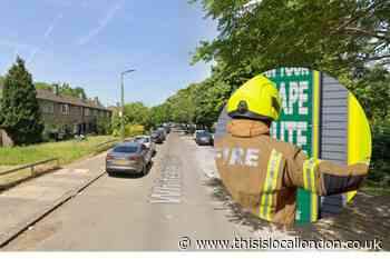 Woman taken to hospital following house fire in Brent Cross