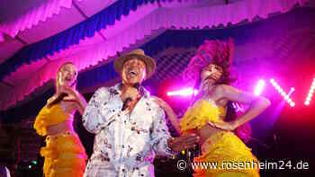 Bei tropischen Temperaturen: So war der Auftritt von Lou Bega auf dem Waldkraiburger Volksfest