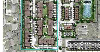 Northbrook residents, board pan 98-unit townhouse development