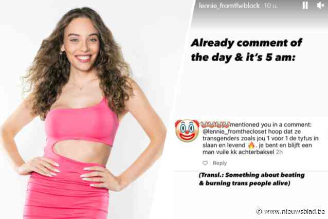 Net als Miss Nederland, krijgt Miss België-kandidate Lennie doodsbedreigingen: “Elke comment zoals deze is er één te veel”