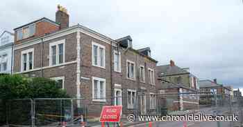 Gateshead road to remain closed after partial building collapse