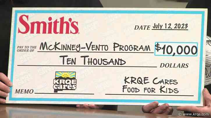 Smith's donates $10,000 to KRQE Cares program
