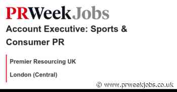 Premier Resourcing UK: Account Executive: Sports & Consumer PR