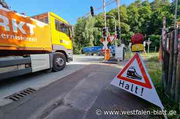 An der B7: Bahnübergang Wrexen bleibt eine Baustelle