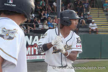 Nanaimo NightOwls cheer their first-ever major league draft pick
